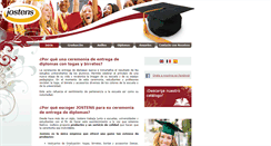 Desktop Screenshot of jostens.es