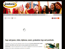 Tablet Screenshot of jostens.eu